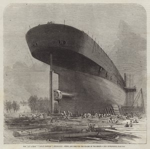 Il Leviatano (Great Eastern) Steam-Ship, poppa e boss per le pale dell